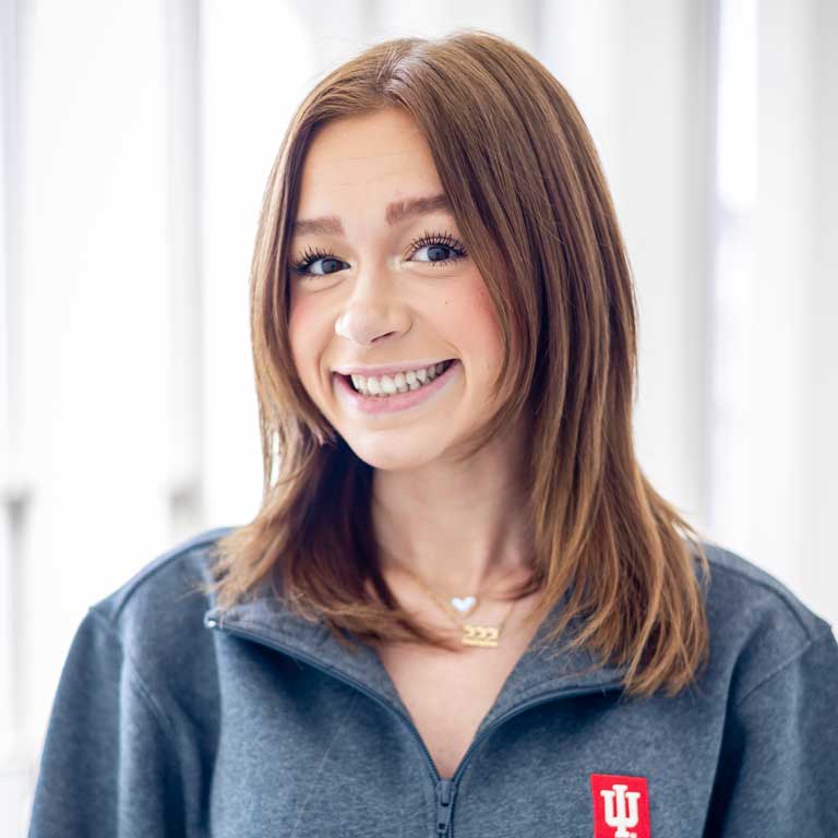 Headshot of student in O'Neill shirt